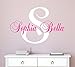 SALE! 1 DAY ONLY. Nursery Custom Name Wall Decal Sticker, 28