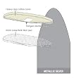 Ironing Board Cover & Pad One-Piece Moderate (51-54x15-17) Silver Coated - Polder #IBC-9454-69
