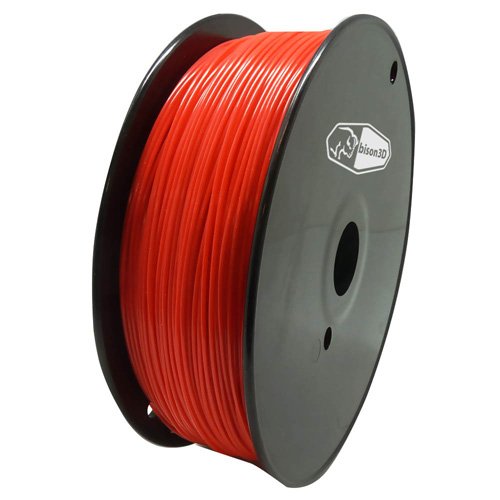 bison3D Filament for 3D Printing, 1.75mm, 1kg/roll, Red (ABS)