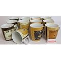 Kaffeetasse Kaffeebecher Coffee Schriftzug 12 St SET