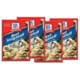 McCormick Beef Stroganoff Sauce Mix (1.5 oz Packets) 4 Pack