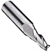 Niagara Cutter TCA330 Carbide End Mill, Uncoated (Bright), 3 Flutes, 5 Degree Taper End