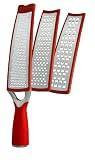 Art and Cook Long Grater Zinc Positive Collection, Red