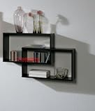 SB-Design 206-012_Mocca/Weiss - Wandregal Point 12 - B x H x T: 84,5 x 55,5 x 19,5 cm