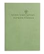 Sage Green Embossed Miracles Blossom Leather Writing Journal - Lined