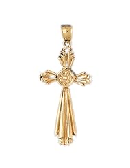 CleverEves 14k Gold Pendant Cross 6.5 - Gram(s)