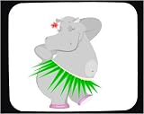 Mouse Pad with hippopotamus, dancer, hippo, dance