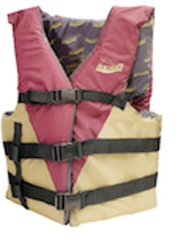 Deluxe 4-belt Ski Vest Red/Black XXL/XXXL