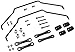 Team Losi Front & Rear Sway Bar Kit: 1:5 4wd  DBXL