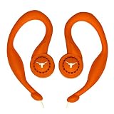 University of Texas SportClip Earphones with Wind Up Storage Case for MP3, CD, DVD Players, Orange