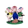 5" Three Little Pigs by Annalee 5" Three Little Pigs by Annalee