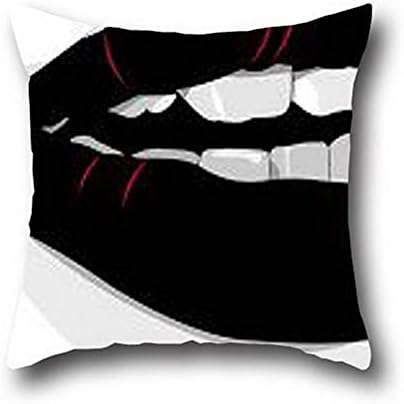 Yeezi Lee Lips Logo Cotton Home Style Throw Pillow Cover Office Decor Pillow Case Fleece ( 16*16 )