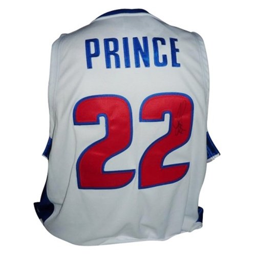 Tayshaun Prince Autographed Detroit Pistons Authentic Jersey