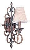 Hunter Lighting Verona One-Light Sconce, Aged Gold #02816