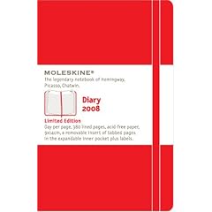 Moleskine Pocket Red Diary