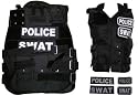New Paintball / Airsoft Black SWAT / POLICE Tactical Vest Field Gear