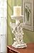 Ivory Finish Guardian Angel Candle Holder - Style 34172
