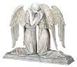 Yofiel and Jophiel Mourning Angels Figurine - Cold Cast Resin - 7.5'' Height