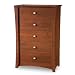 South Shore 3268035 Jumper Collection 5-Drawer Chest, Classic Cherry