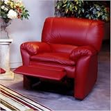 Kathy Ireland Home by Omnia Luxor Leather Recliner