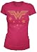 Search : Wonder Woman Inside Out Juniors Fitted Distressed T-shirt