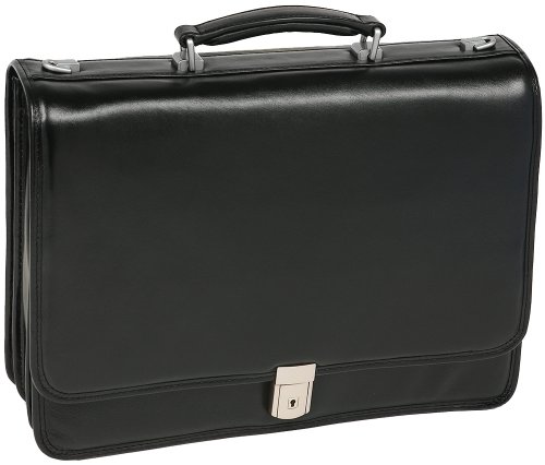 McKleinUSA RIVER NORTH 43555 Black Triple Compartment Briefcase On Sale
