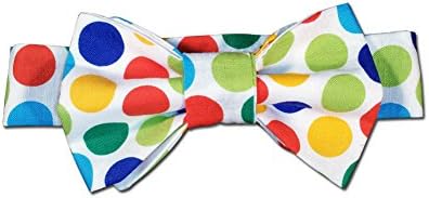 Juxby Boy's Primary Polka Dot Bow Tie