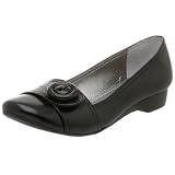MIA Womens Danielle Flat,Black Leather,7.5 M