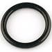 Color Coated Stainless Steel Segment Ring: 14g, 3/8, Black