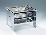 Holzkohlegrill Edelstahl-Faltgrill: Amazon.de: Sport & Freizeit