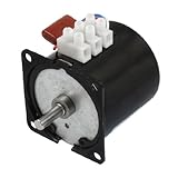 uxcell 同期リダクションギアモーター AC 220V 50/60Hz 自動的監視 1個入り