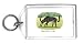 Keychain with deer, niger, africa, sable, antelope, hippotragus, horns