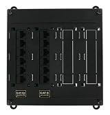 Twist and Mount Patch Panel, 6 CAT 5e ports and 6 CAT 6 ports, 476TM-652