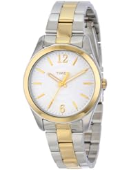 Timex Womens T2P188KW Ameritus Two-Tone Stainless Steel Bracelet Dress Watch