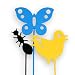 Bloomin' Garden Stakes- Fauna