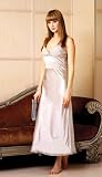 kumi kookoon Genevieve French Pleated Silk Gown