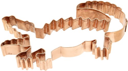 Old River Road Alligator Shape Cookie Cutter, Copper