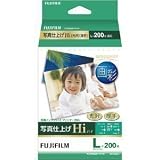 富士フイルム インクジェットペーパー画彩写真仕上げHi L 200枚 WPL200HI