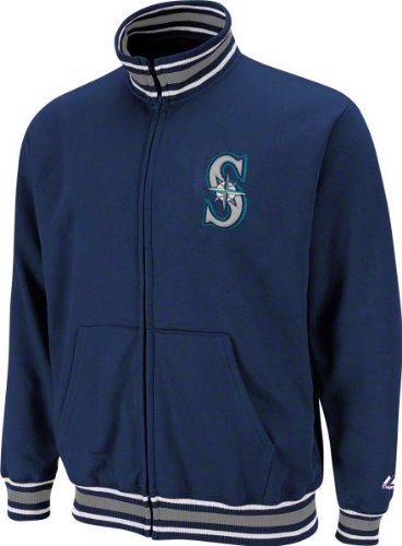 Seattle Mariners Clutch Hitter Navy Full-Zip Track Jacket
