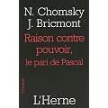 Raison contre pouvoir : Le pari de Pascal