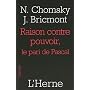 Raison contre pouvoir : Le pari de Pascal