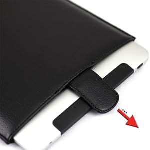 90% Off CaseCrown Faux Leather Professional Slip Sleeve Case (Black) for the Apple iPad