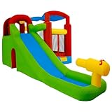 Cloud 9 Inflatable Jump House with Cannon Water Spray Slide Bounce House