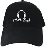 CAPS BLACK EMBROIDERY  LISTEN MATH ROCK 