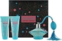 Curious by Britney Spears for Women Tempting Trio Set Includes: 3.3 oz Eau de parfum Spray + 3.3 oz Deliciously Whipped! Body Souffle + 3.3 oz Lather Me Up! Shower Gel