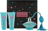 Curious by Britney Spears for Women Tempting Trio Set Includes: 3.3 oz Eau de parfum Spray + 3.3 oz Deliciously Whipped! Body Souffle + 3.3 oz Lather Me Up! Shower Gel