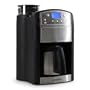 Klarstein "Coffeemate Premium" moderne Kaffeemaschine mit Mahlwerk f�r Pulver-/Bohnenkaffee (1000 Watt Leistung, Timer, LCD-Display, inkl. Isolierkanne) Edelstahl/schwarz