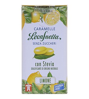 Lemon Candies with Stevia 1 oz by Leone