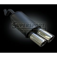 SUPERSPORT Stahl Endschalld�mpfer RENAULT Megane I Grandtour, Typ KA, Bj. 03/99-, Frontantrieb (SU9528081-0)