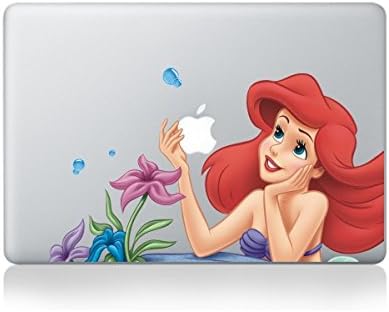 Crisp Decals Little Mermaid Apple Macbook Vinyl Skin Sticker Decal for Retina/Air/Pro 13"
